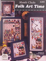Folk Art Time Mantle Clocks