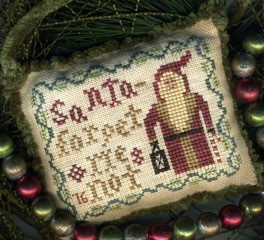 Forget Me Not 2016 Santa Ornament
