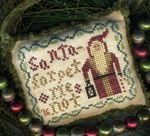 Forget Me Not 2016 Santa Ornament