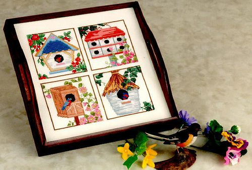 Four Birdhouse Sampler