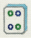 Four Dots Mahjong Tile