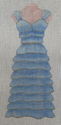 French Blue Ball Gown