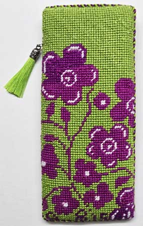 Fuchsia Flowers and Plaid EGC