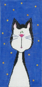 Funny Cat w/ Blue Background