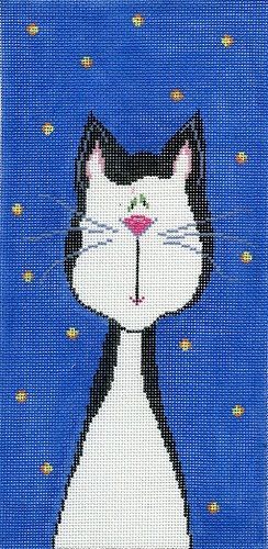 Funny Cat w/ Blue Background