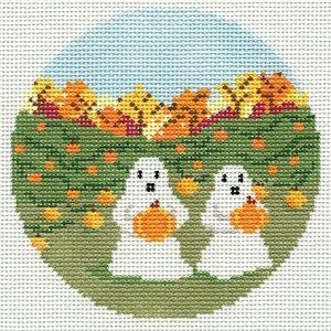 Ghosts Picking Pumpkins