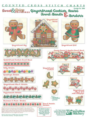 Gingerbread Cookies, House, Towel Bands & Borders
