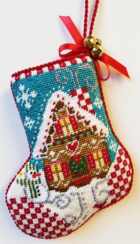Gingerbread House Mini-sock
