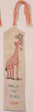 Giraffe Bookmark