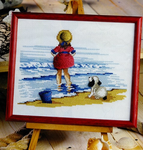 Girl & Puppy
