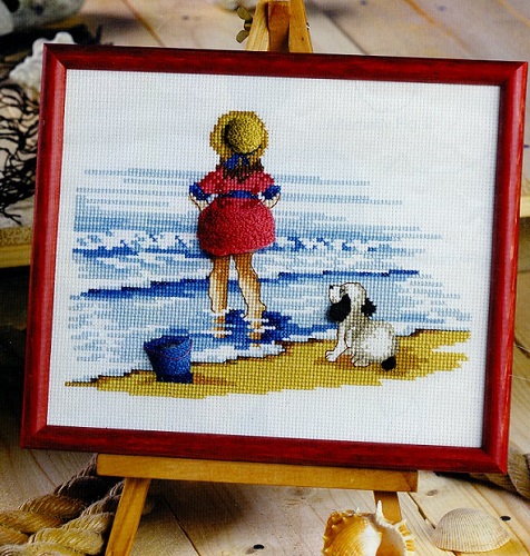 Girl & Puppy