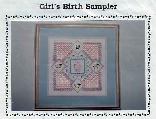 Girl's Birth Sampler