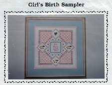 Girl's Birth Sampler