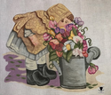 Girl with Watering Can
