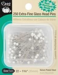 Glass Head Pins