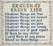 Grandmother's Think List