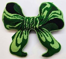Green Bow Tree Topper