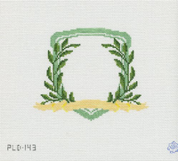 Green Crest with Ribbon