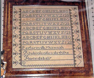 Hannah Robinson Sampler