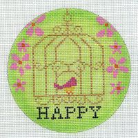 Happy - Bird in Cage