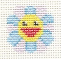 Happy Blue Flower