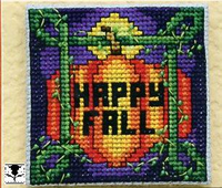 Happy Fall Pumpkin Ornament