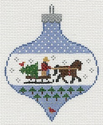 Horse Drawn Sleigh Ornament
