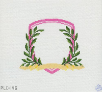 Hot Pink Crest with Ribbon