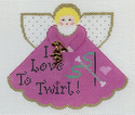 I Love To Twirl Angel