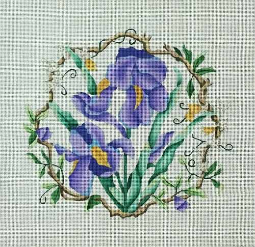 Irises and Spring Flowers