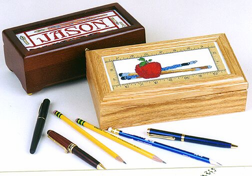 Jason's Pen Box - Apple For Teacher