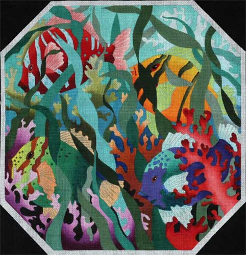 Jeweled Fish Jungle w/Stitch Guide