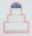 Wedding Cake - Pink Border