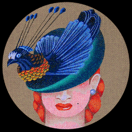 Lady w/Bird of Paradise Hat