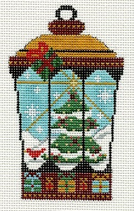 Lantern with Christmas Tree