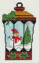 Lantern with Snowman