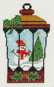Lantern with Snowman