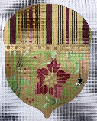 Large Floral Acorn
