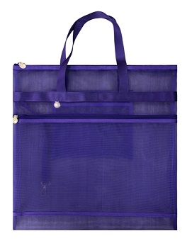 Large Purple Mesh Bag