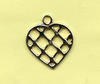 Lattice Heart Charm