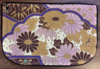 Lavender and Burgundy Floral Flap