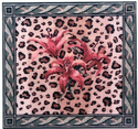 Leopard And Lilies