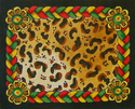 Leopard Skin with Rope Border