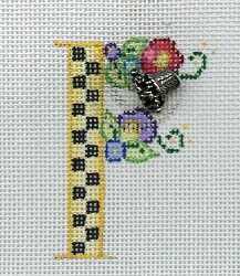 Letter F w/ Charm