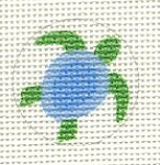 Light/Med Blue Turtle Mini