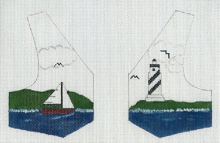 Lighthouse and Boat - Doll or Bear Vest