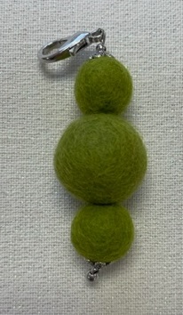 Lime Feltie Fob