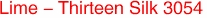 Lime - Thirteen Silk 3054