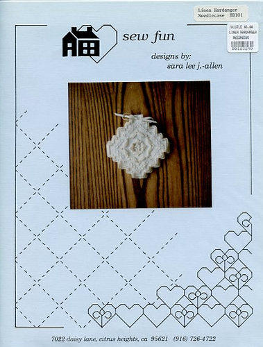 Linen Hardanger Needlecase