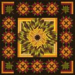 Log Cabin Sunflower